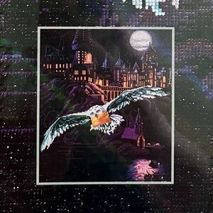 NEW & SEALED Diamond Art Club Diamond Painting kit Hogwarts & Hedwig